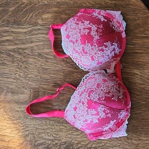 Lacy with bra with bling